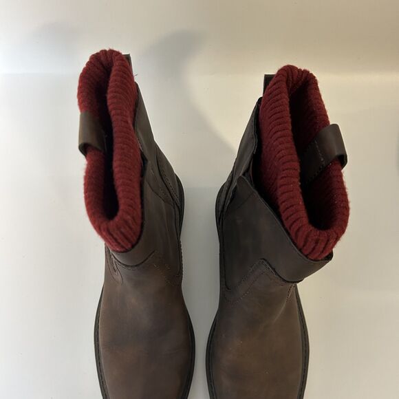 Tommy Hilfiger Womens Rugby 2 Ankle Booties Size 8.5M Brown Faux Leather - Picture 8 of 13